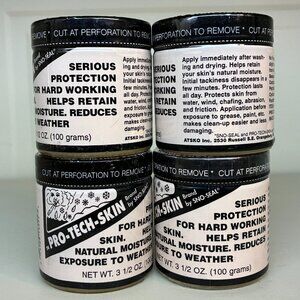 Sno-Seal Pro-Tech-Skin x4 Brand New 3 1/2oz Skin Protectant